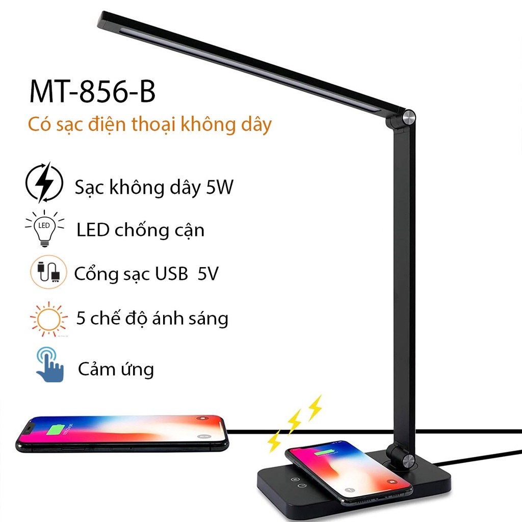 Đèn học Led chống cận Desk Lamp MT-856 - Hàng Nhật nội địa - Ảnh 5