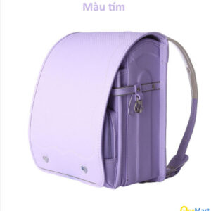 Alternative view of Cặp Randoseru màu tím chống gù lưng cho trẻ học tiểu học