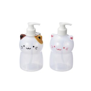 Chai đựng có vòi nhấn hình mèo (500ml) - Hàng Nhật nội địa