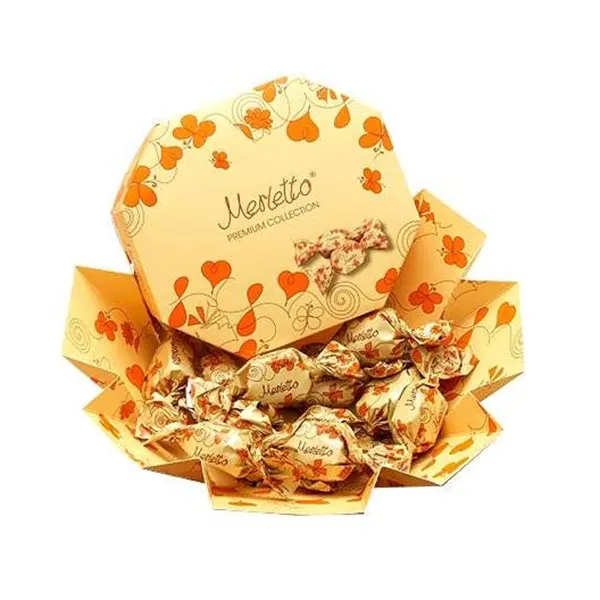 Kẹo socola Merletto nhân đào 150g - vàng - Ảnh 3