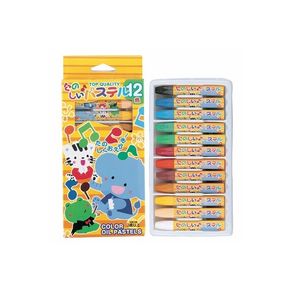 Set 12 bút sáp dầu tô màu cho bé - Ảnh 3
