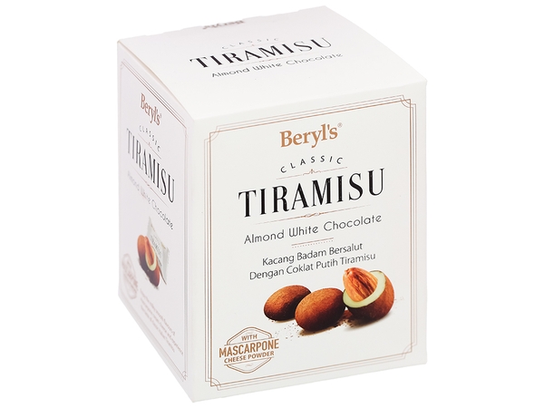 Socola Tiramisu phủ hạnh nhân Beryl's 100gr