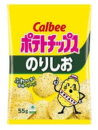 Snack Calbee Khoai tây chiên vị muối, rong biển - Hàng Nhật nội địa
